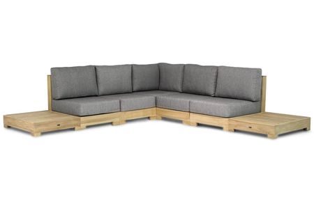 Santika Levante Gartenlounge Holz 7-teilig