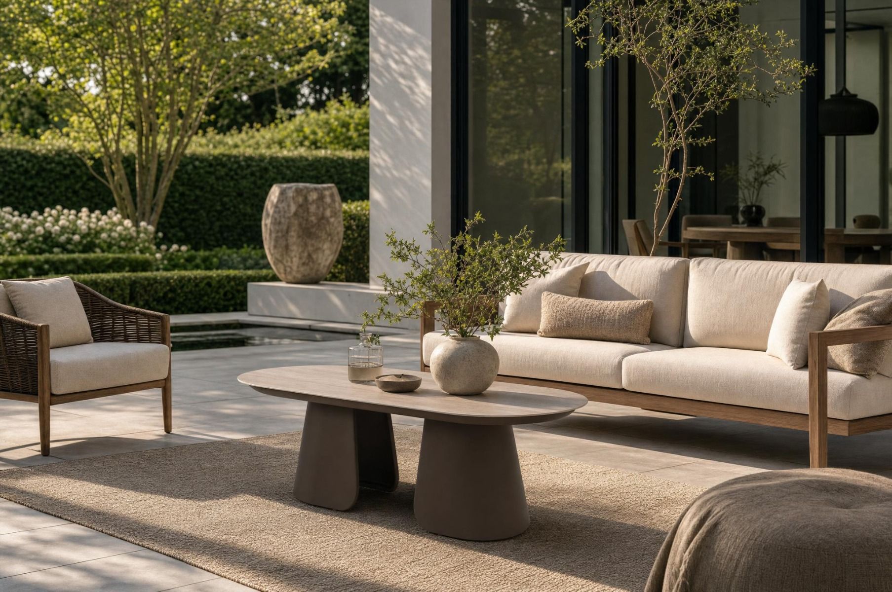 Santika Miyoura lounge tuintafel ovaal