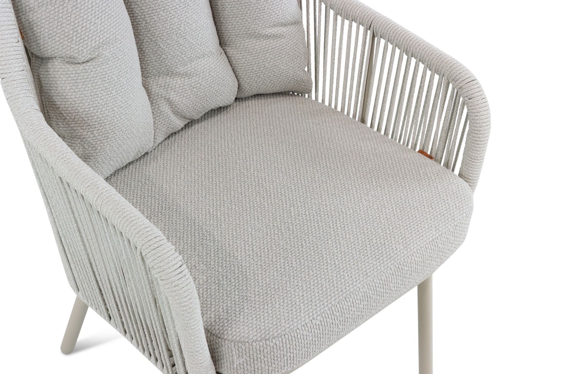 Santika Nanda/Weave 240 cm dining tuinset 7-delig