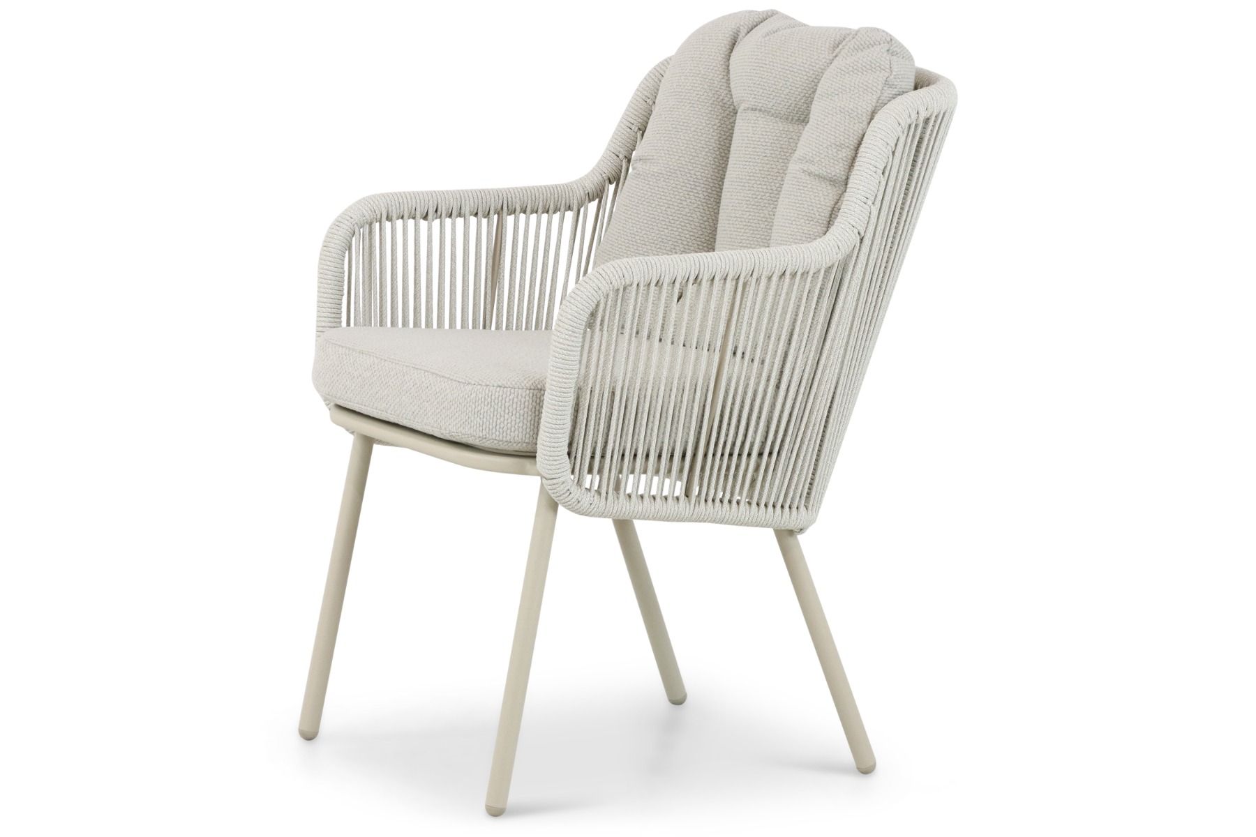 Santika Nanda/Weave 240 cm dining tuinset 7-delig
