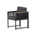 Santika Shadow/Veneto 180 cm dining tuinset 5-delig thumbnail