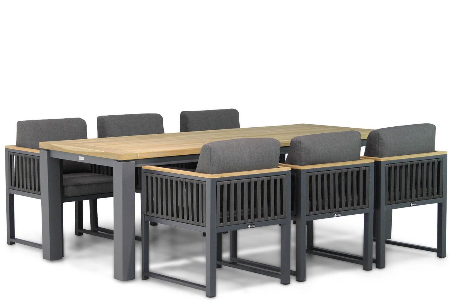 Santika Shadow/Veneto 230 cm dining tuinset 7-delig