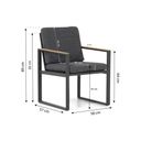 Santika Soray/Trente 260 cm dining tuinset 5-delig thumbnail
