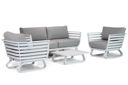 Santika Sovita stoel-bank loungeset 4-delig - Quick Dry Foam