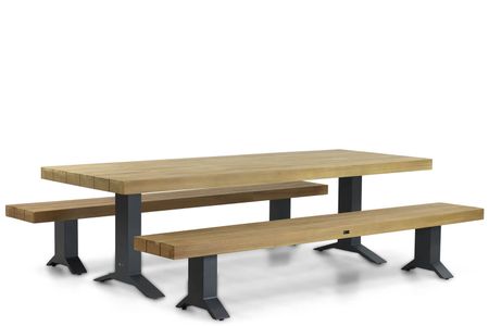 Santika Superior/Superior 260 cm picknick tuinset 3-delig