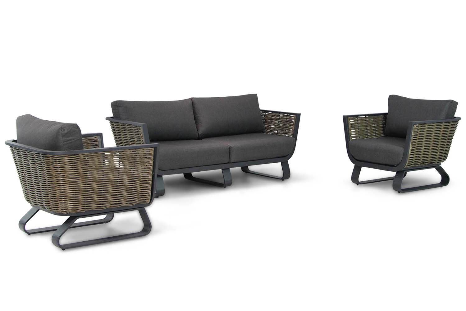 Santika Tika stoel-bank loungeset 3-delig thumbnail