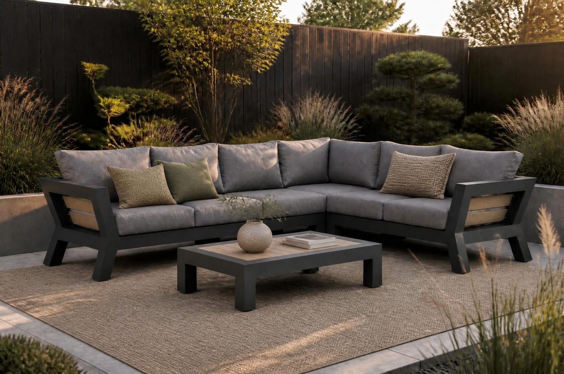 Santika Yovita hoek loungeset 5-delig