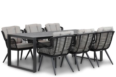 Coco Azzano/Zaga 220 cm dining tuinset 7-delig