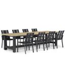 Santika Annisa/San Francisco 300 cm dining tuinset 9-delig thumbnail