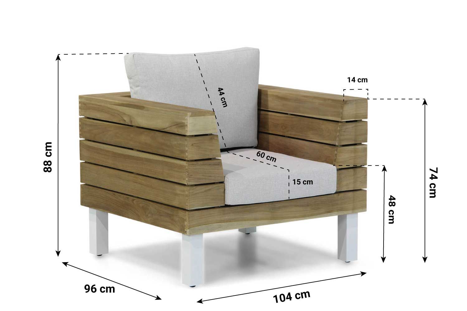 Lifestyle Seashore hoek loungeset 5-delig thumbnail