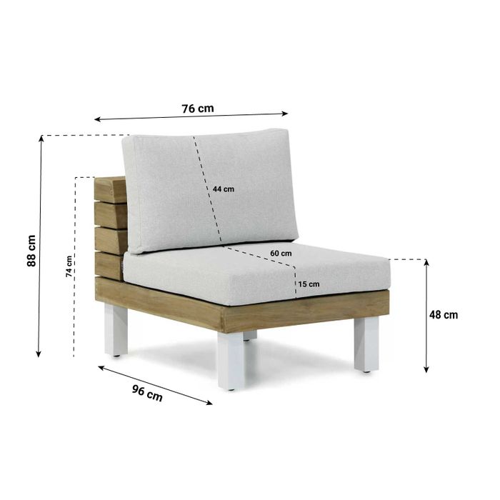 Lifestyle Seashore hoek loungeset 5-delig