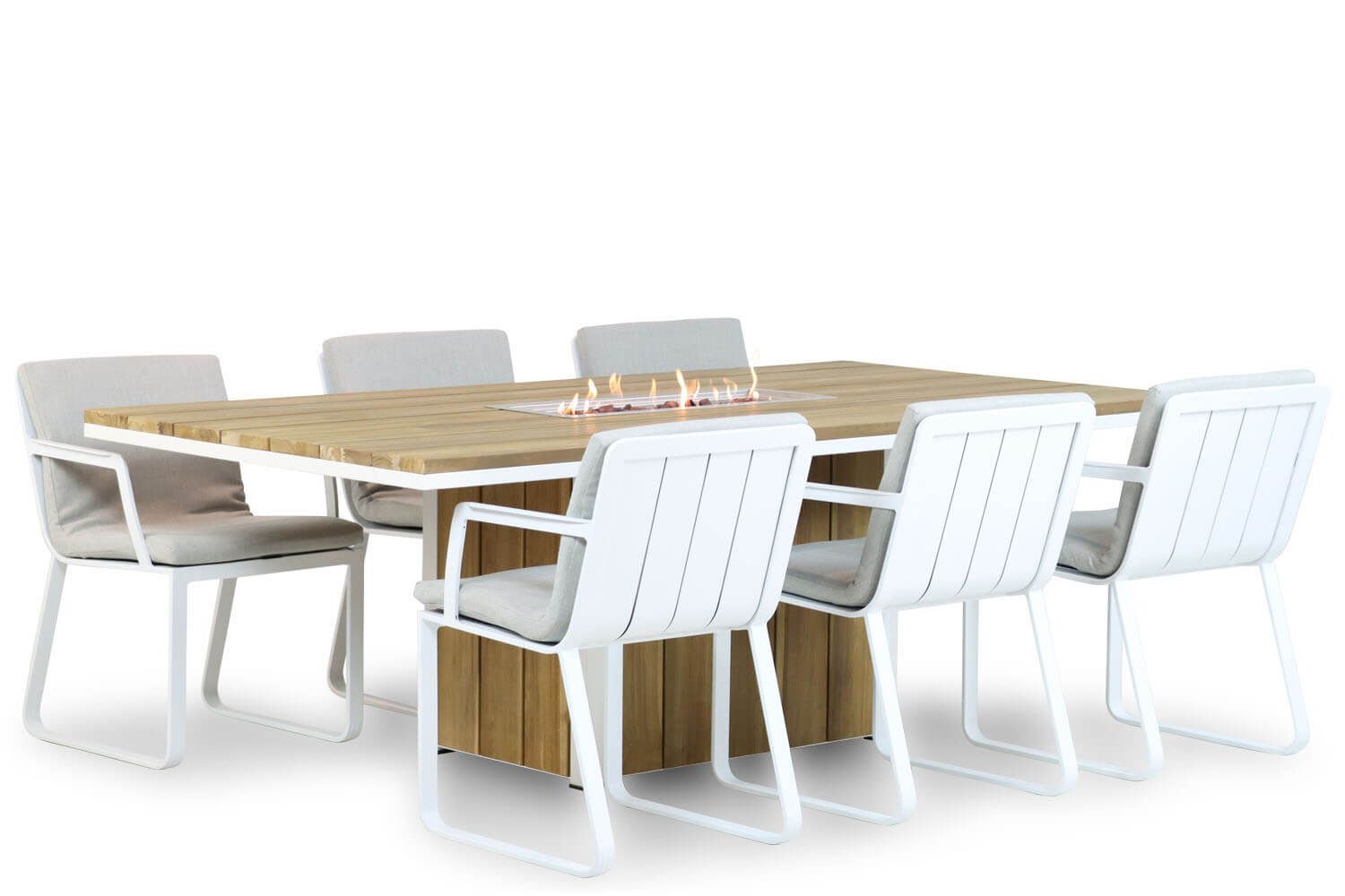 Lifestyle Estancia/Seaside 220 cm dining tuinset 7-delig thumbnail