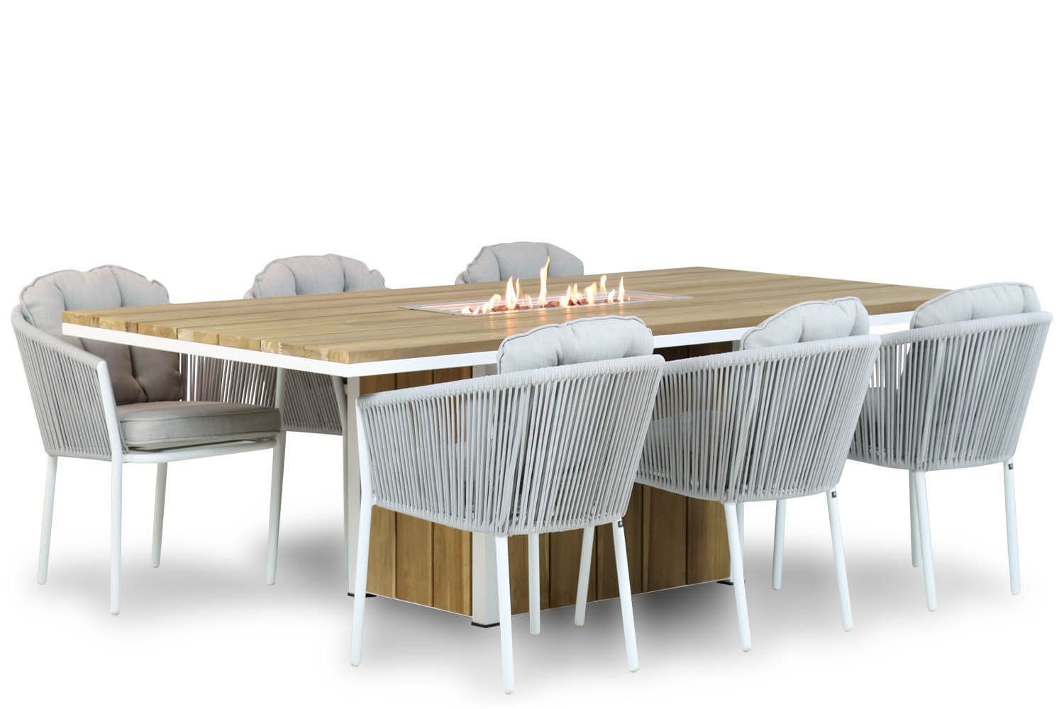 Santika Novita/Seaside 220 cm dining tuinset 7-delig thumbnail