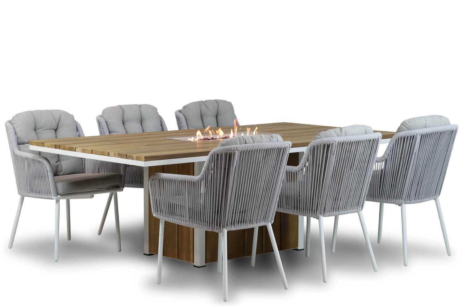 Santika Tendenza/Seaside 220 cm dining tuinset 7-delig thumbnail