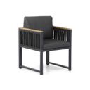 Santika Shadow/Veneto 180 cm dining tuinset 5-delig thumbnail