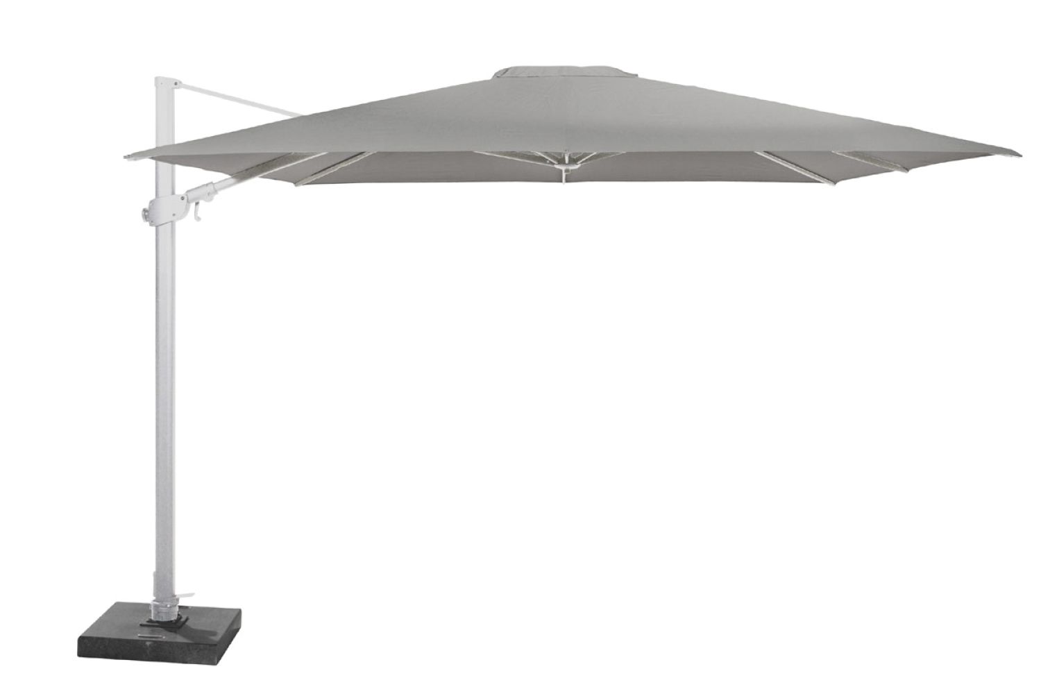 4 Seasons Siesta parasol met wit frame thumbnail