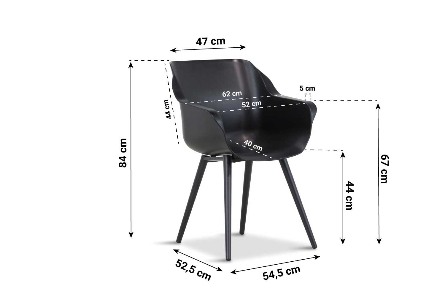 Hartman Sophie studio/Brighton 240 cm dining tuinset 7-delig