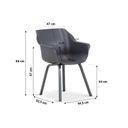 Hartman Sophie element/Cardiff 180 cm dining tuinset 5-delig thumbnail
