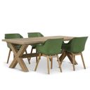 Hartman Sophie teak/Oregon 200 cm dining tuinset 5-delig  thumbnail