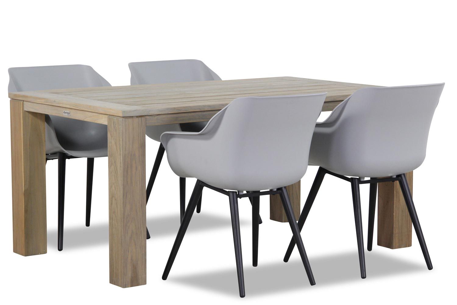 Hartman Sophie studio/Brighton 165 cm dining tuinset 5-delig thumbnail