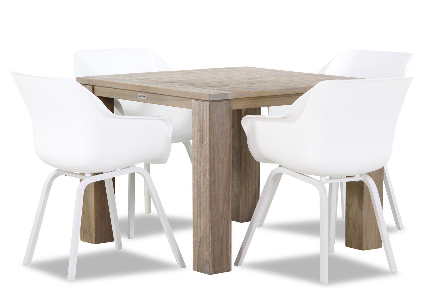 Hartman Sophie element/Brighton 100 cm dining tuinset 5-delig thumbnail