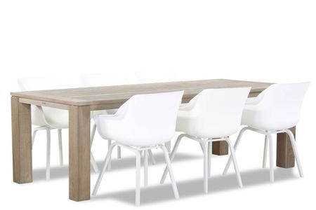 Hartman Sophie element/Brighton 240 cm dining tuinset 7-delig