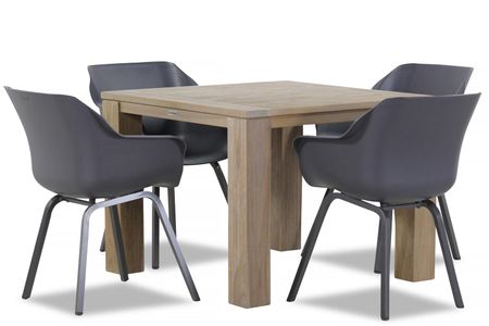 Hartman Sophie element/Brighton 100 cm dining tuinset 5-delig