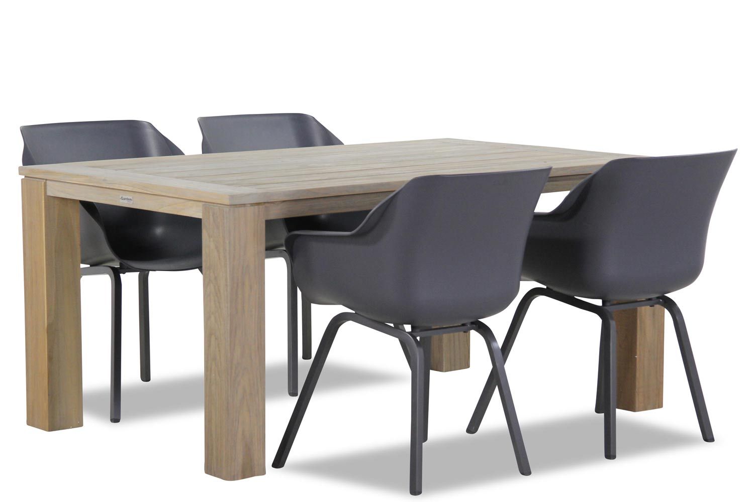 Hartman Sophie element/Brighton 165 cm dining tuinset 5-delig thumbnail