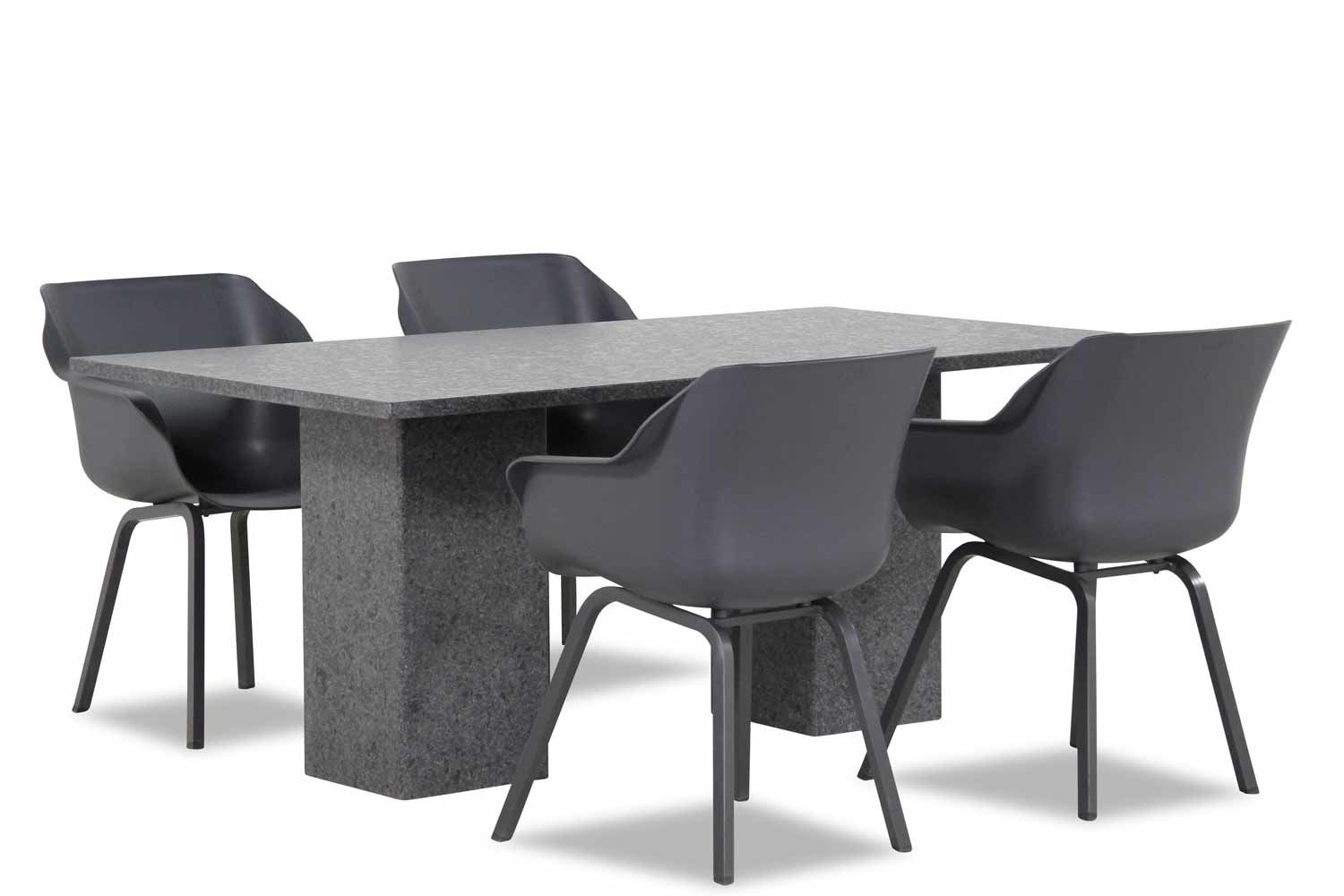 Hartman Sophie element/Graniet 180 cm dining tuinset 5-delig thumbnail