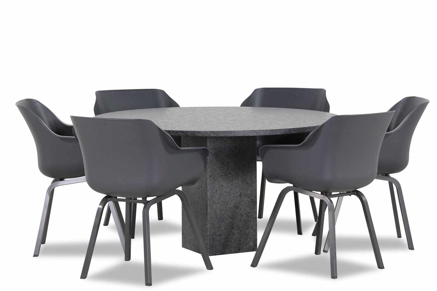 Hartman Sophie element/Graniet rond 140 cm dining tuinset 7-delig thumbnail