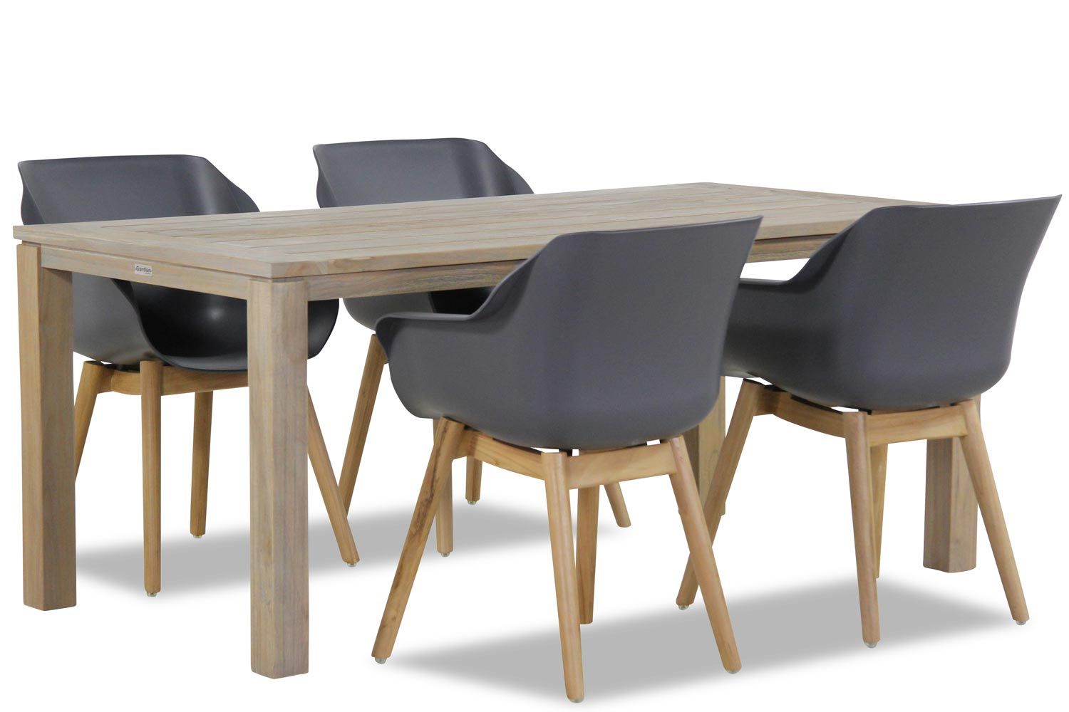 Hartman Sophie teak/Bristol 180 cm dining tuinset 5-delig