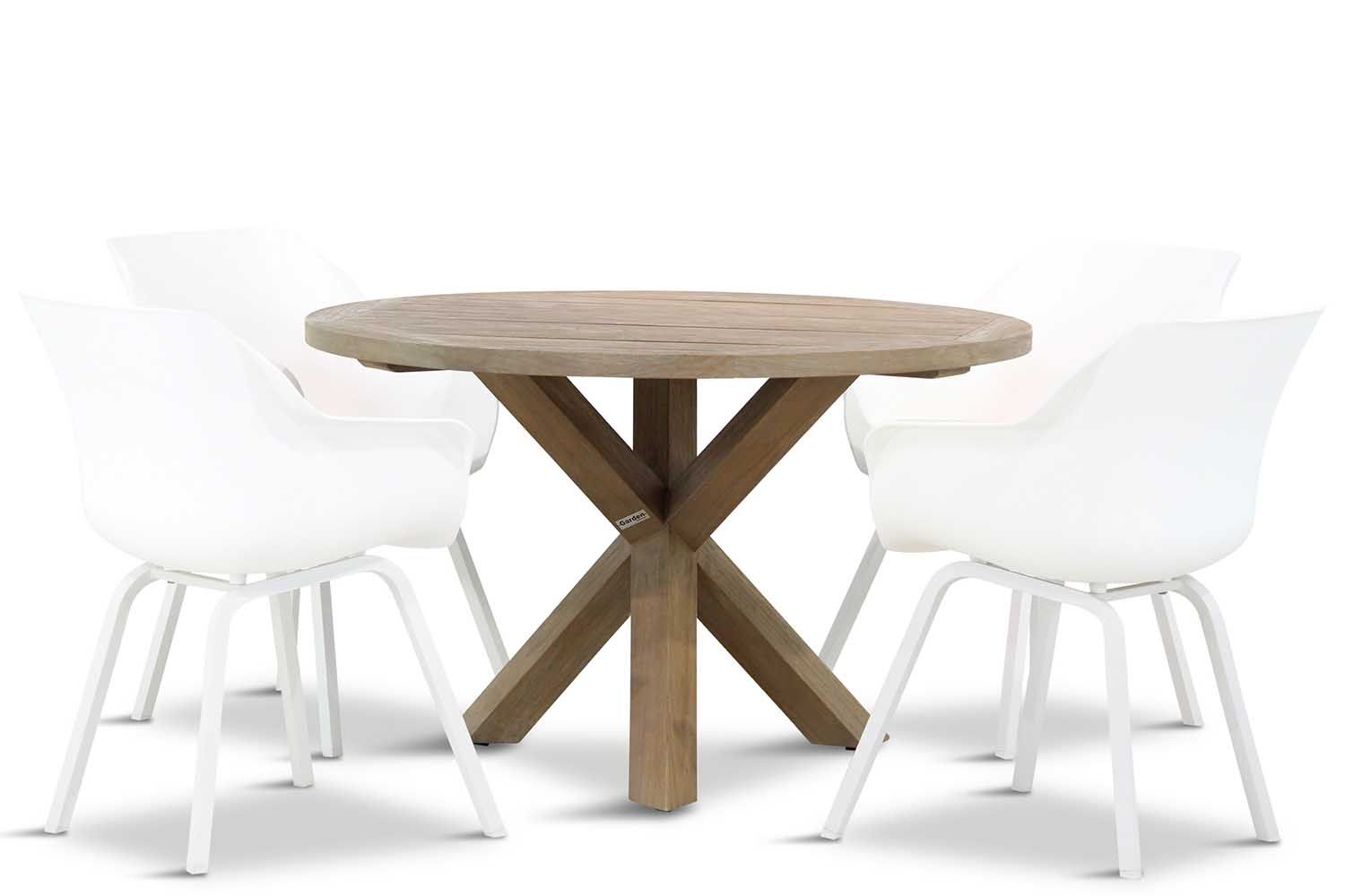 Hartman Sophie element/Sand city 120 cm dining tuinset 5-delig thumbnail