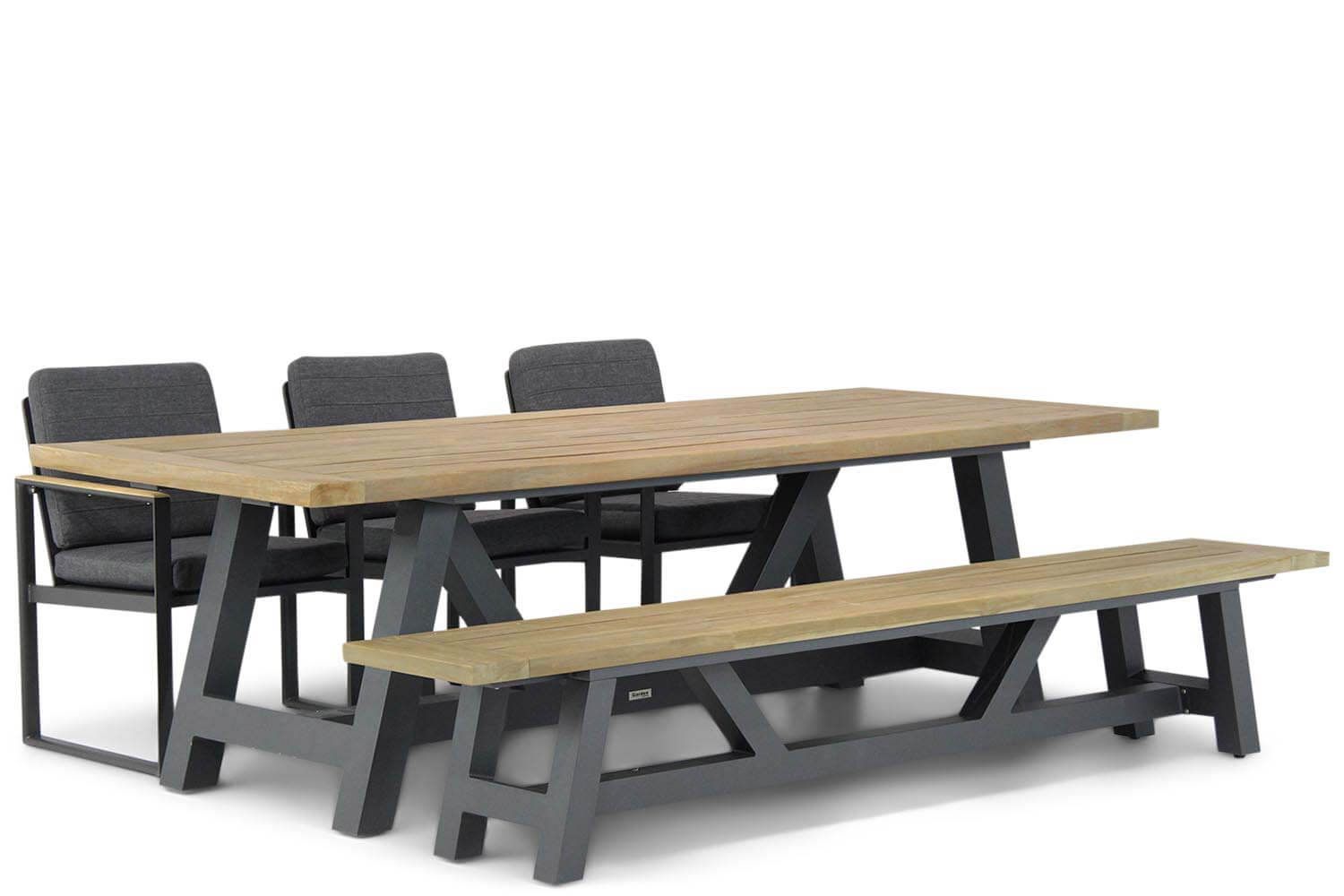Santika Soray/Trente 260 cm dining tuinset 5-delig thumbnail