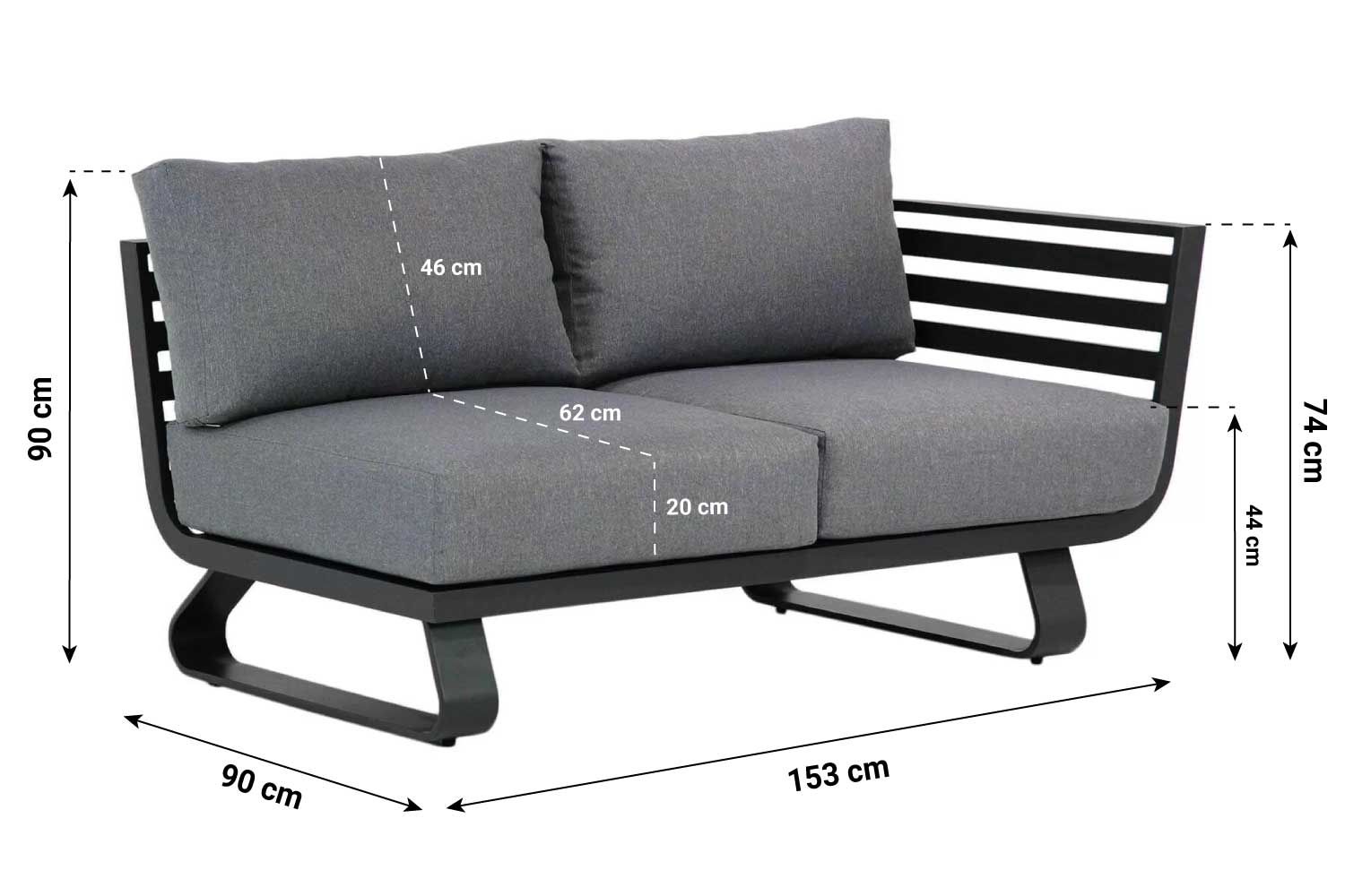 Santika Sovita hoek loungeset 3-delig thumbnail