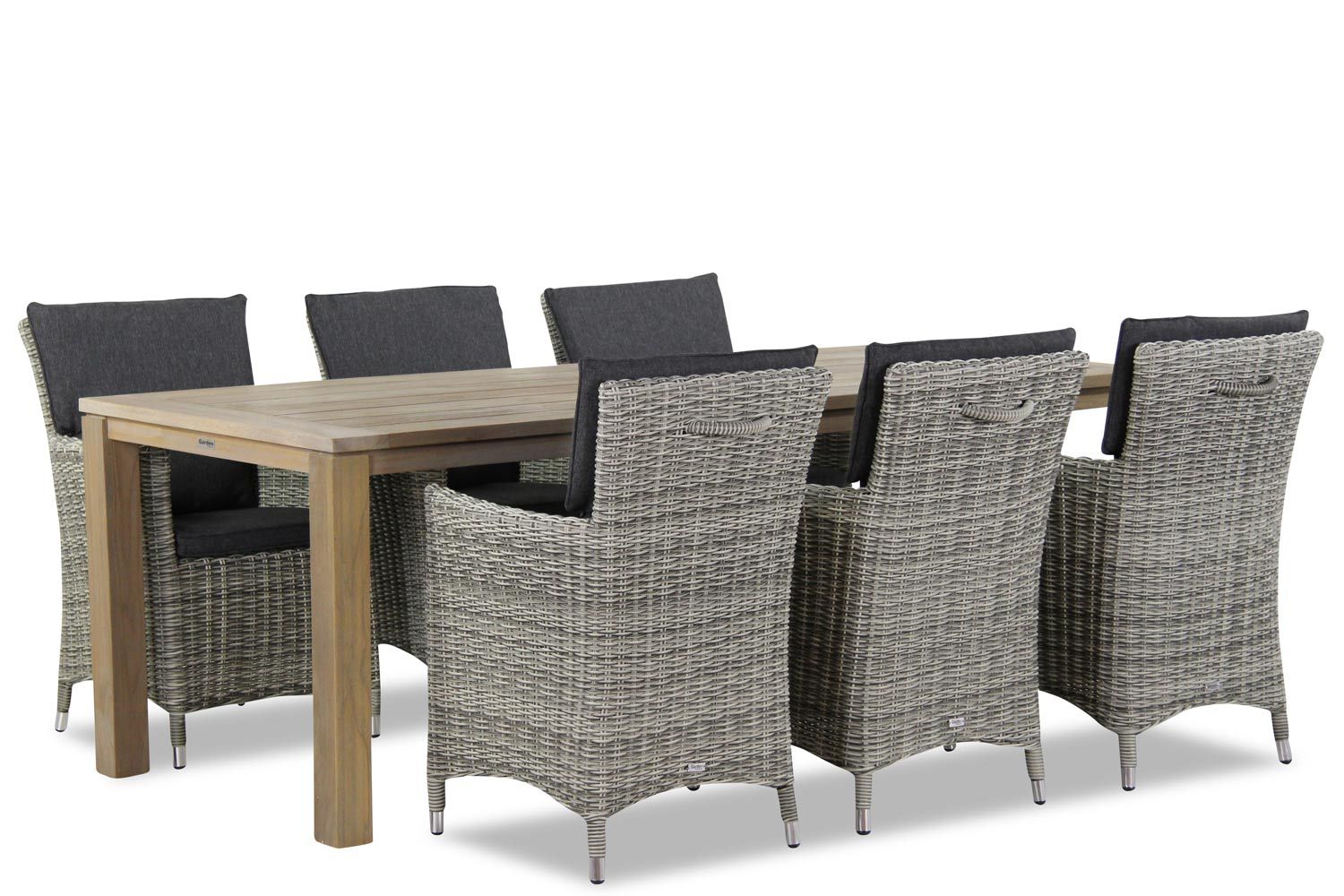 Garden Collections Springfield/Bristol 220 cm dining tuinset 7-delig thumbnail