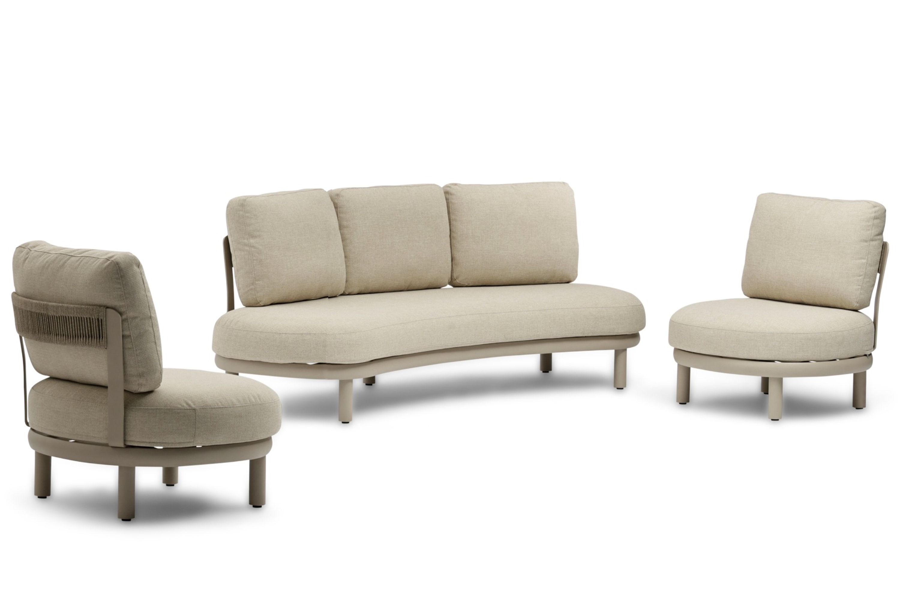 Coco Almara stoel-bank loungeset 3-delig