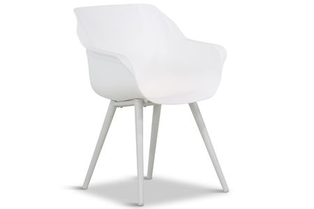 Hartman Sophie studio dining tuinstoel white - met gratis kussen