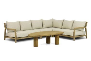 Santika Suka/Riah 135 cm hoek loungeset 5-delig