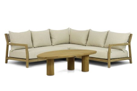 Santika Suka/Riah 135 cm hoek loungeset 4-delig