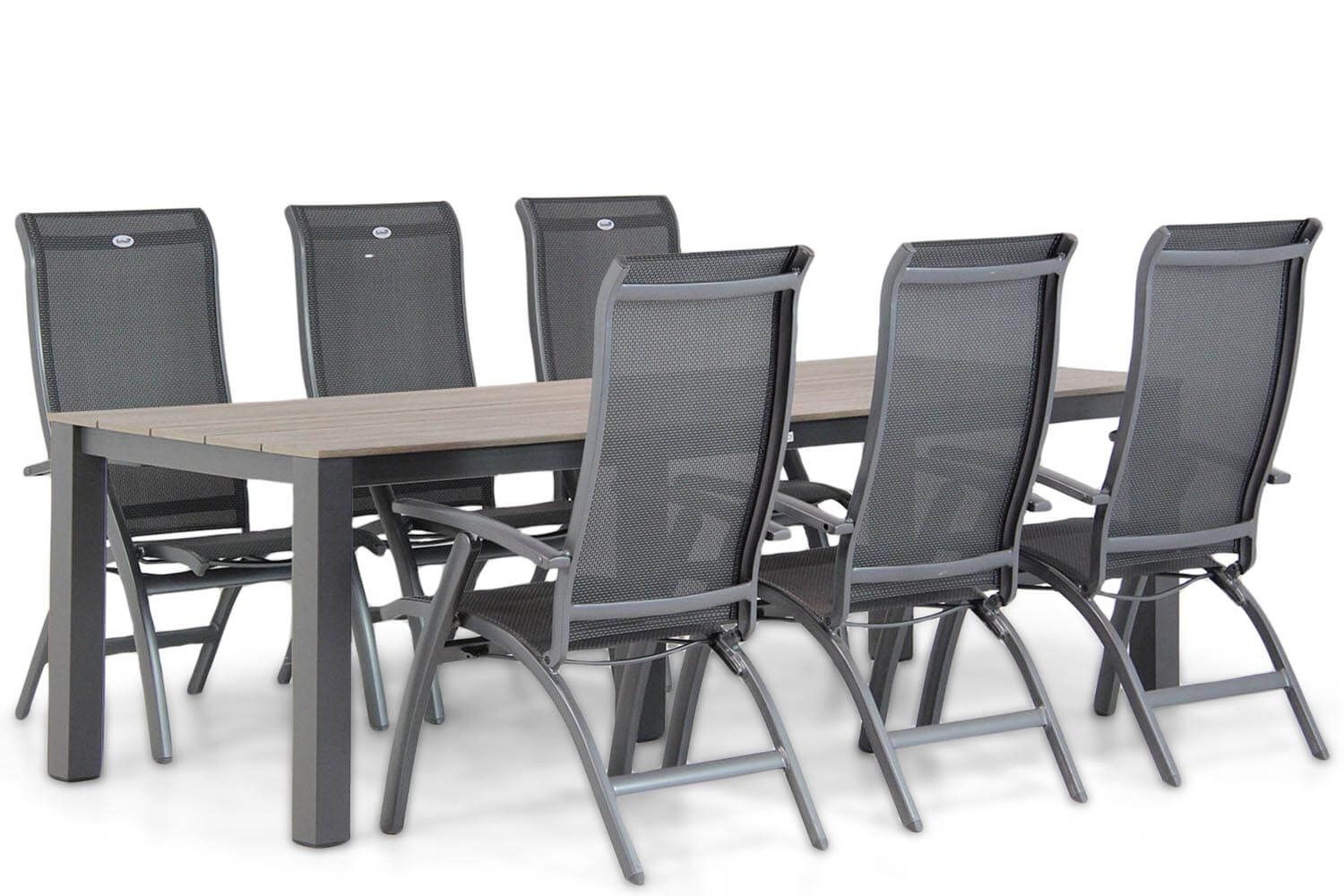 Hartman Summerland/Valley 240 cm dining tuinset 7-delig thumbnail