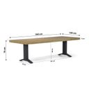 Santika Superior dining tuintafel 260 x 100 cm thumbnail