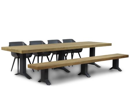 Hartman Sophie studio/Superior 330 cm dining tuinset 6-delig