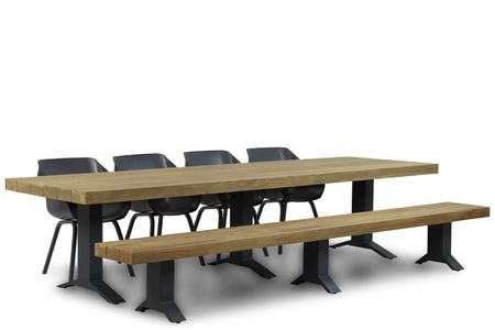 Hartman Sophie element/Superior 330 cm dining tuinset 6-delig