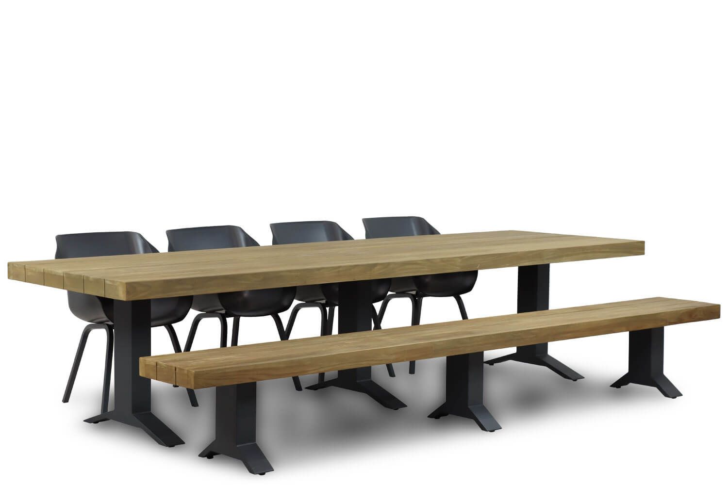Hartman Sophie element/Superior 330 cm dining tuinset 6-delig thumbnail