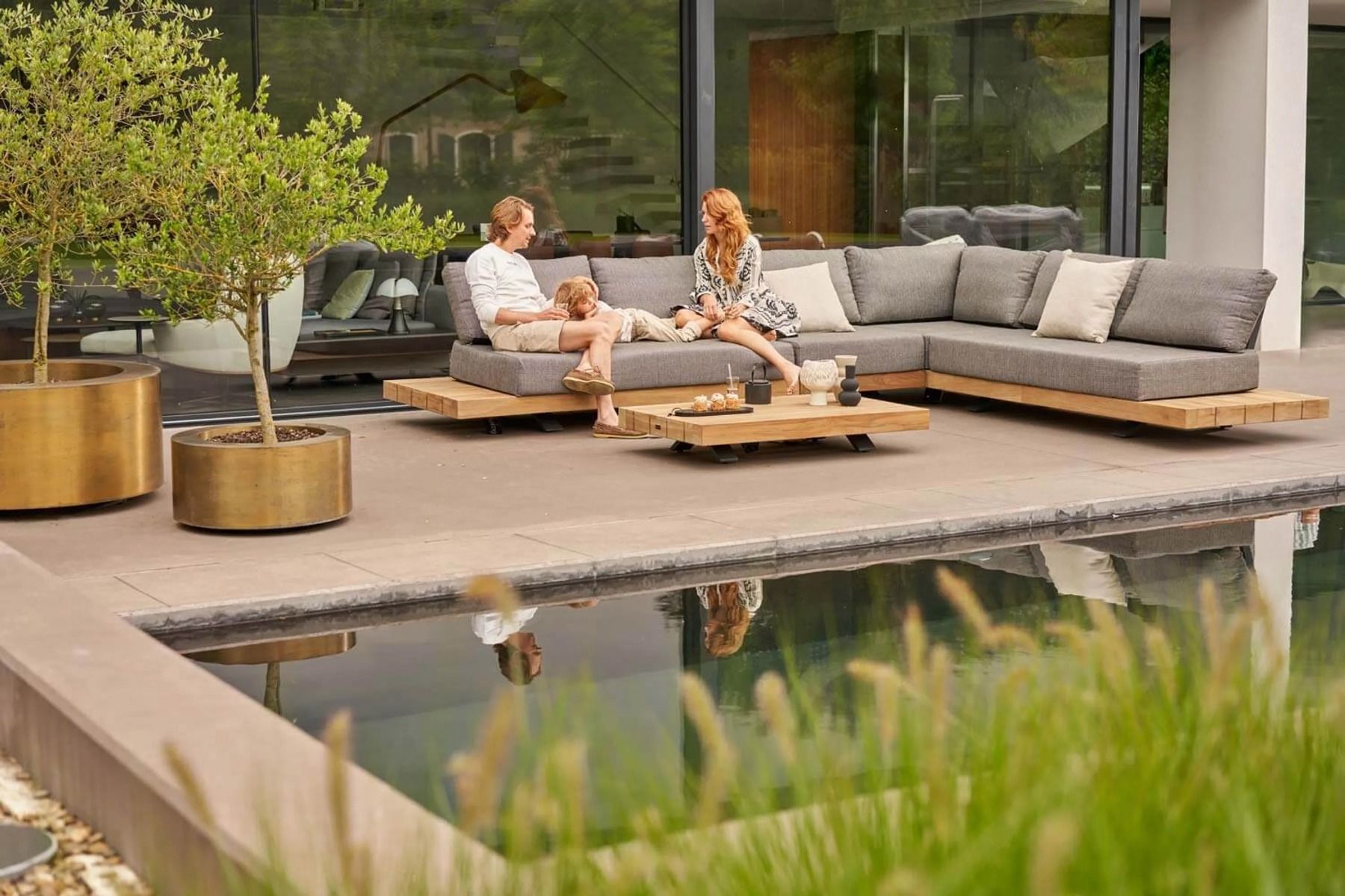 Santika Supralux hoek loungeset 5-delig