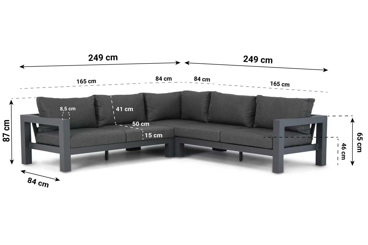 Lifestyle Talai hoek loungeset 3-delig thumbnail