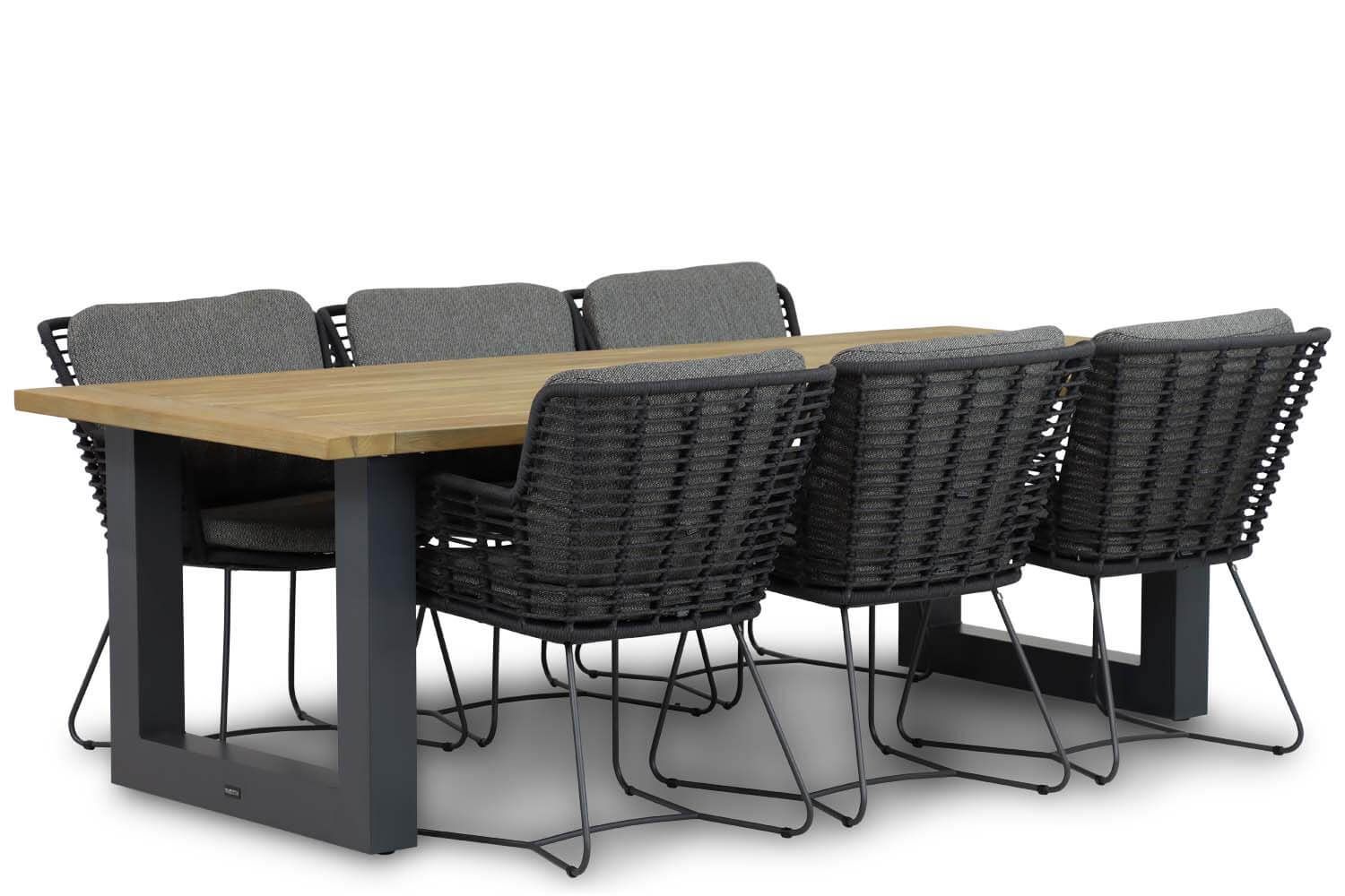 4 Seasons Outdoor Fabrice/Talai 240 cm dining tuinset 7-delig thumbnail