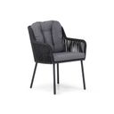 Santika Tendenza/Matale 125 cm rond dining tuinset 5-delig thumbnail