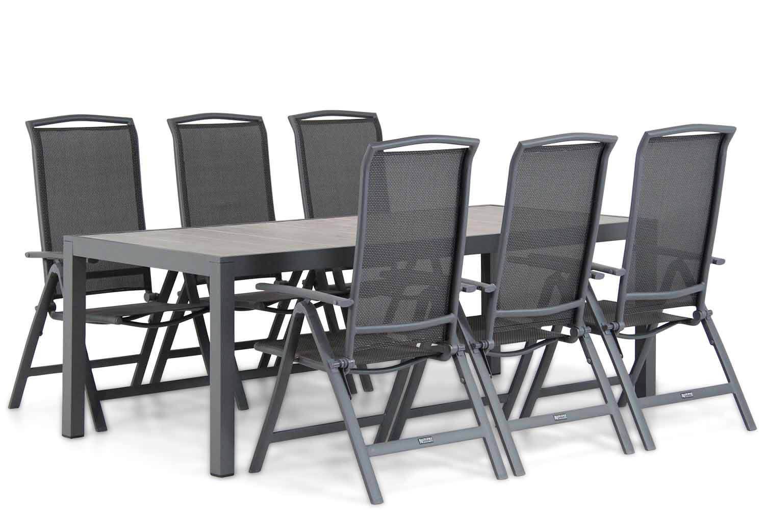 Lifestyle Tirana/Residence 220 cm dining tuinset 7-delig