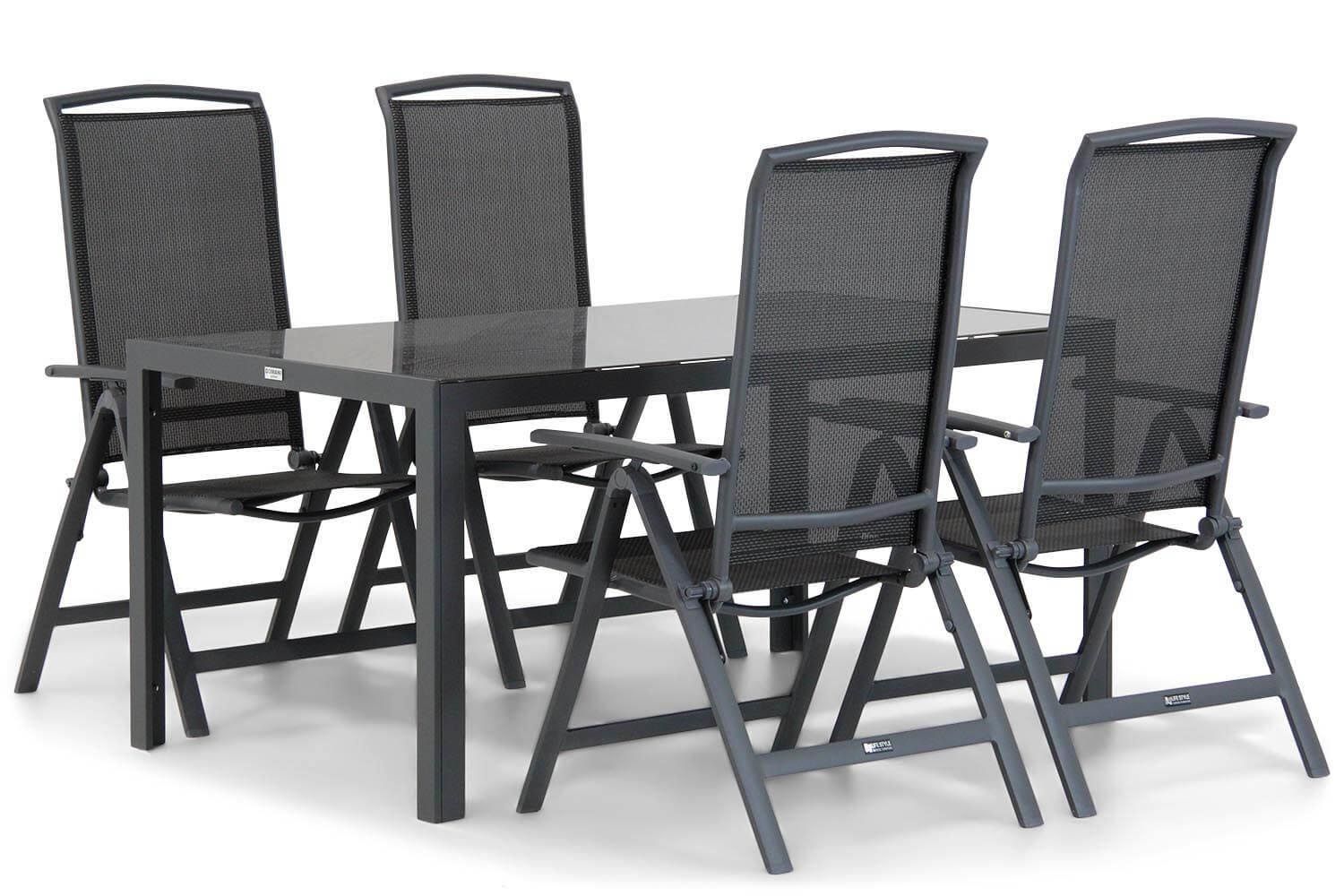 Lifestyle Tirana/Mondello 160 cm dining tuinset 5-delig thumbnail